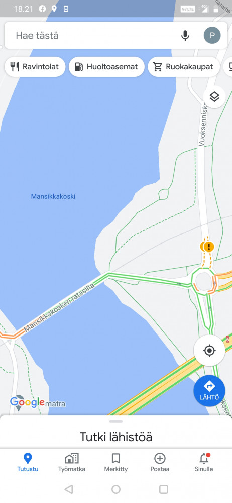 Googlekartta paikasta