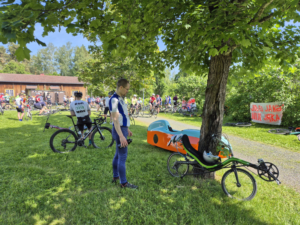 Aina mukava tavata muitakin lajitovereita.