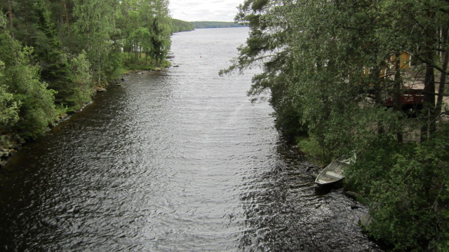 Sillalta Näsijärvelle päin.