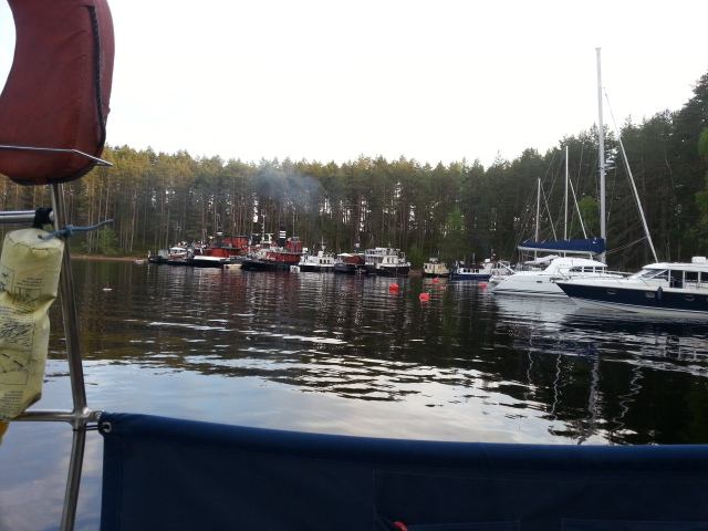 Ruhasaaressa laivojen kokoontuminen